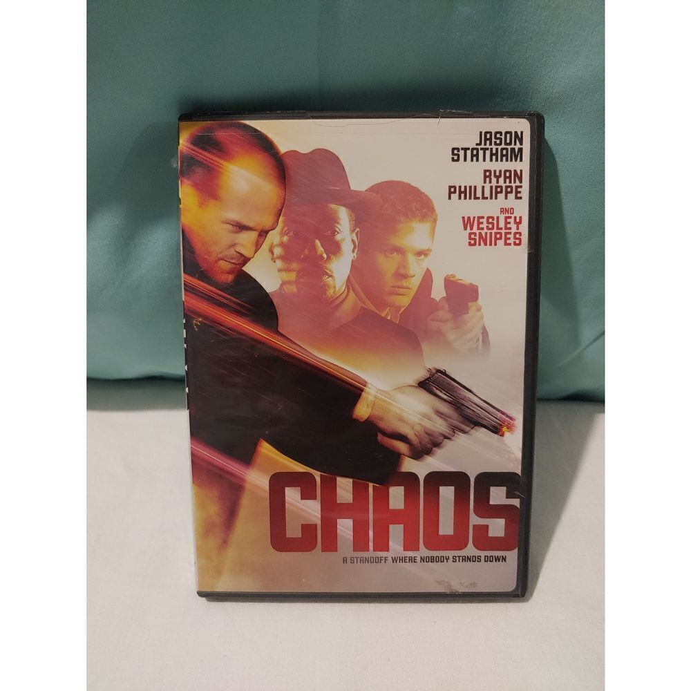 Chaos (DVD, 2005, Widescreen) Jason Statham, Ryan Phillippe & Wesley Snipe